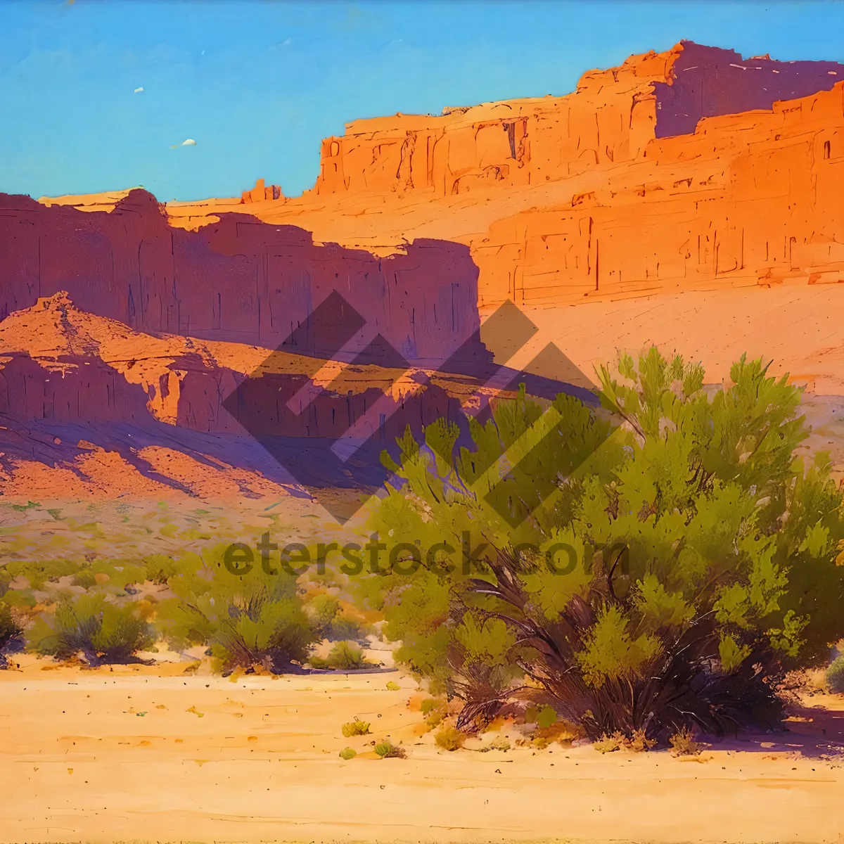 Picture of Grand Canyon Sunrise: Majestic Desert Valley