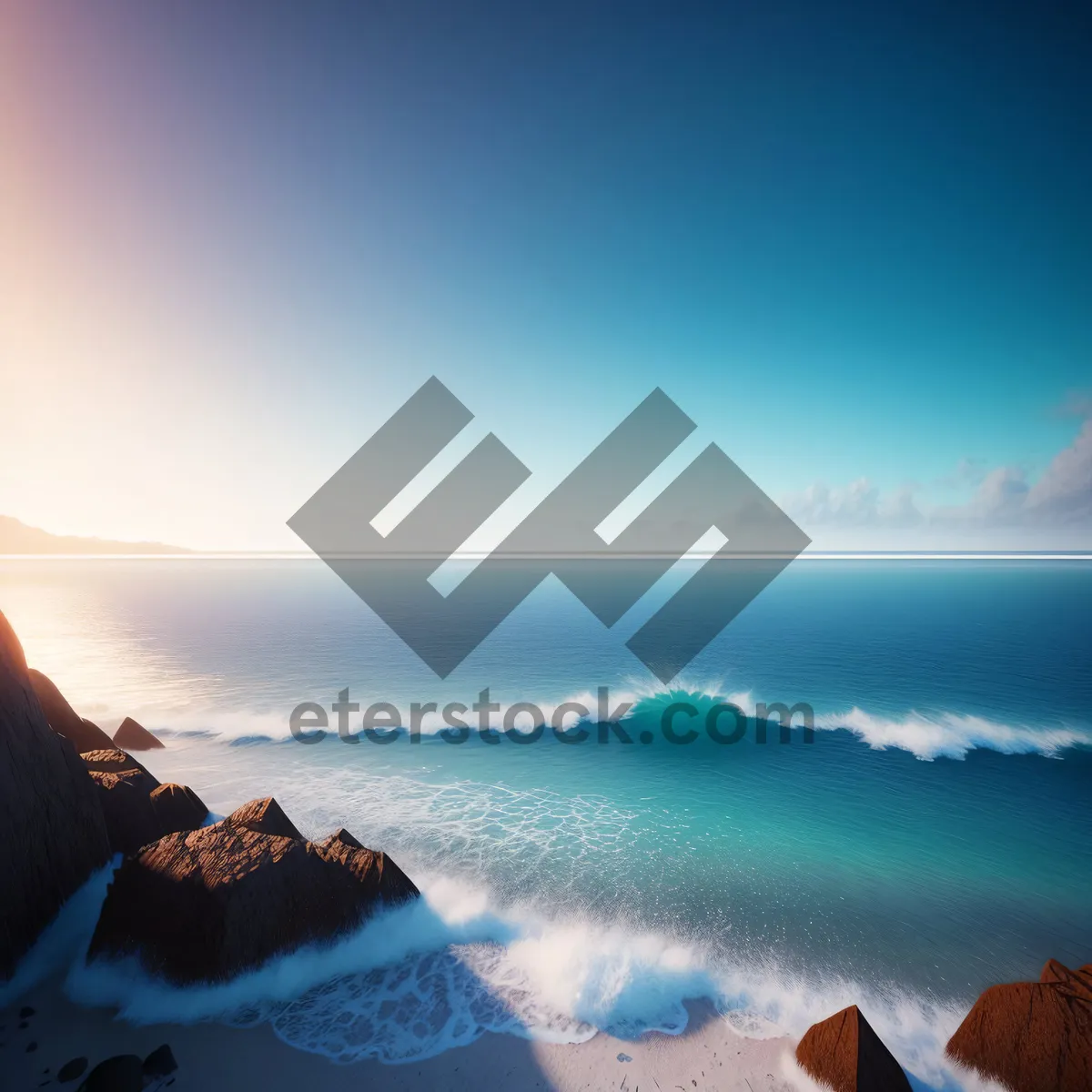 Picture of Sunset Serenity on Tropical Beach