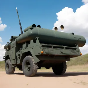 SkyHigh Transport: Military Rocket Truck