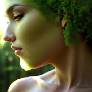 Healthy Veggie Beauty with Stunning Makeup