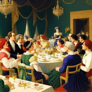 Professional business team meeting at the table.