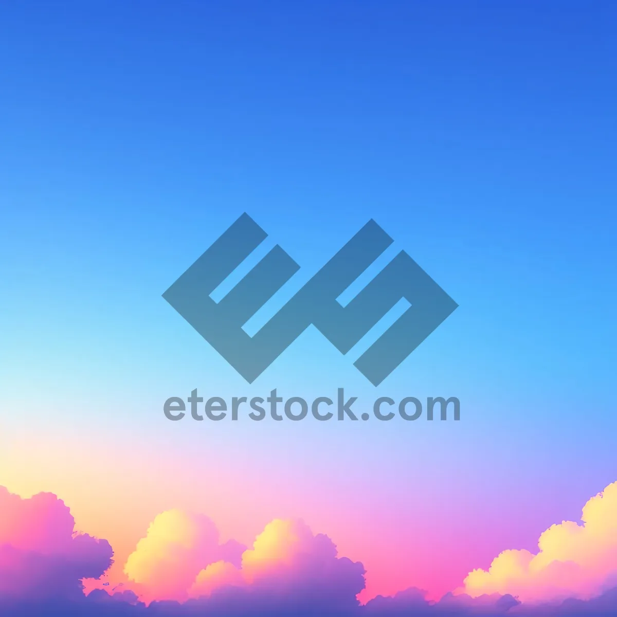 Picture of Vibrant Summer Sky Over Meadow: A Colorful Landscape