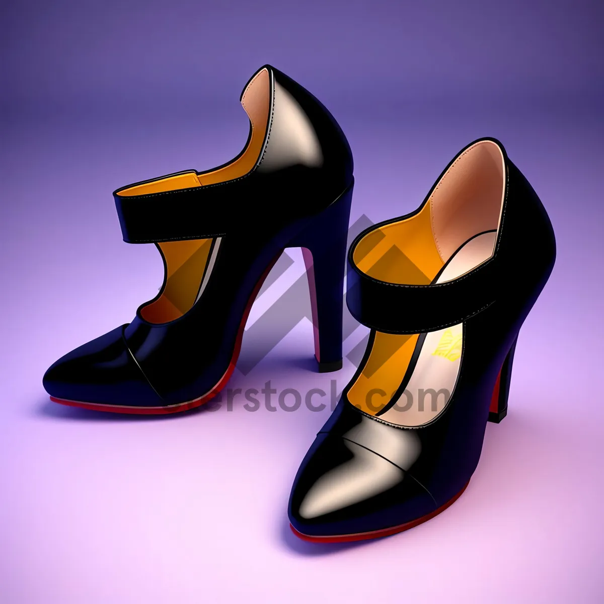 Picture of Black Arctic Leather Fashion Footwear: Elegance in Frigid Zone