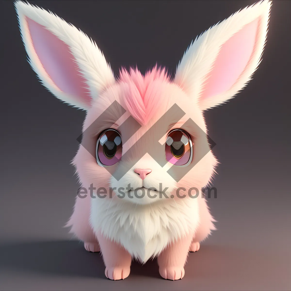 Picture of Fluffy Bunny Rabbit Portrait