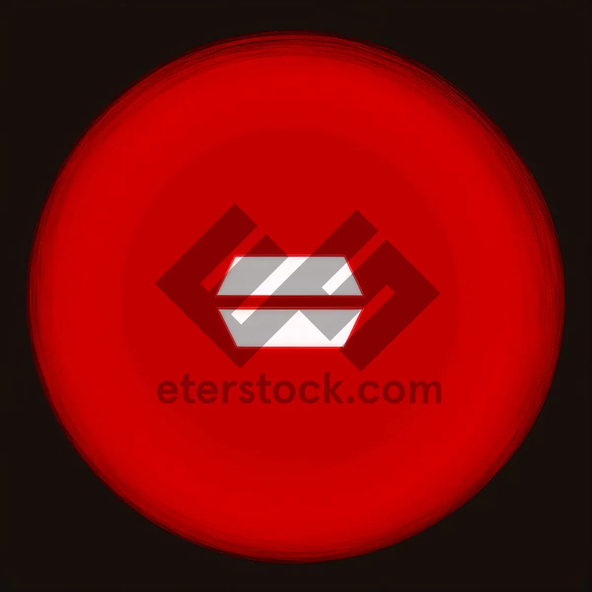 Picture of Glossy Orange Button Set with Shiny Reflection