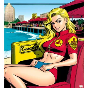 Comic Book Magazine Cartoon Art Print