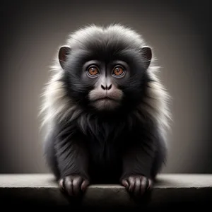 Furry Primate Cutie with adorable eyes