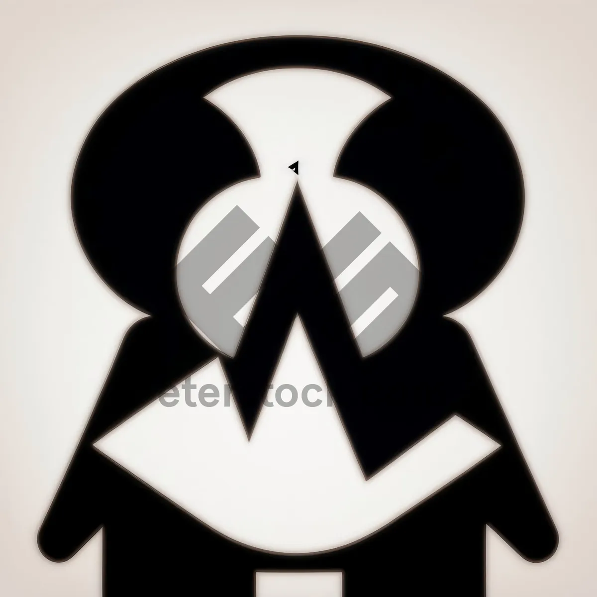 Picture of Black Cartoon Symbol Art Design Icon