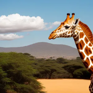 Safari Serenade: Majestic Giraffe in the Wild