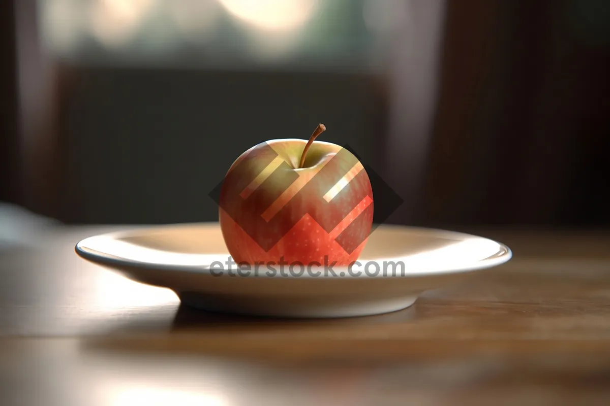 Picture of Fresh and Juicy Apple for Healthy Snack Option