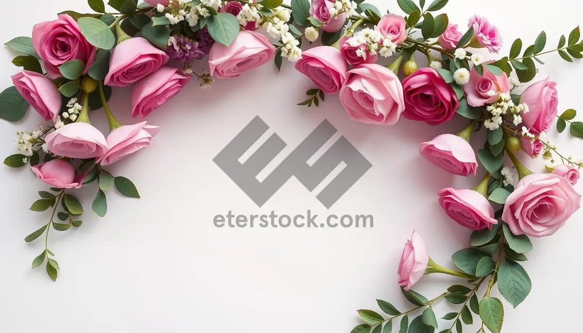 Picture of Romantic Pink Rose Bouquet for Valentine's Day Surprise