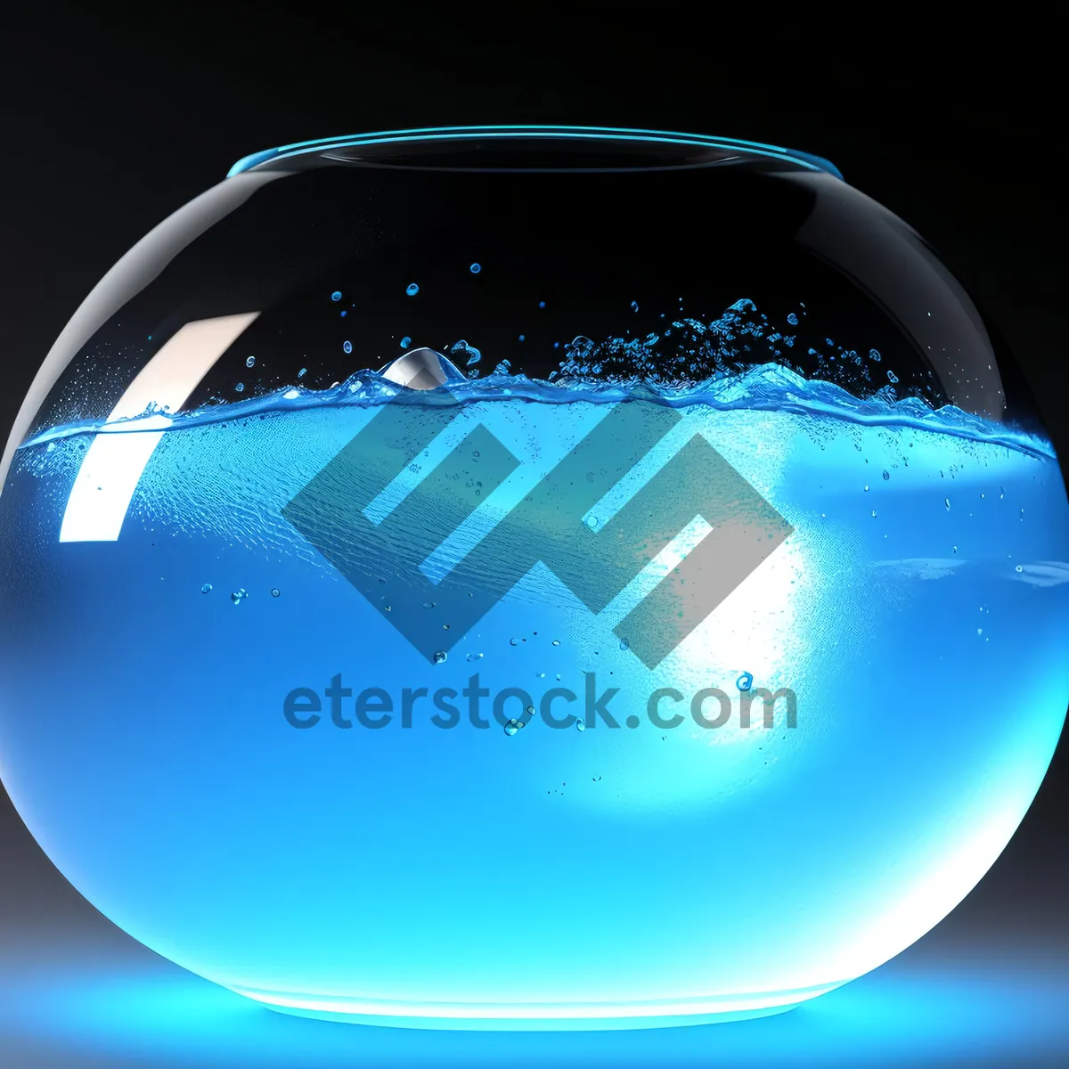 Picture of Starry Globe in Glass Vessel