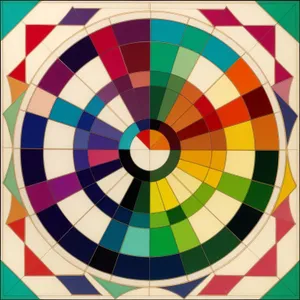 Colorful Retro Mosaic Art Design - Reformer Rainbow Texture