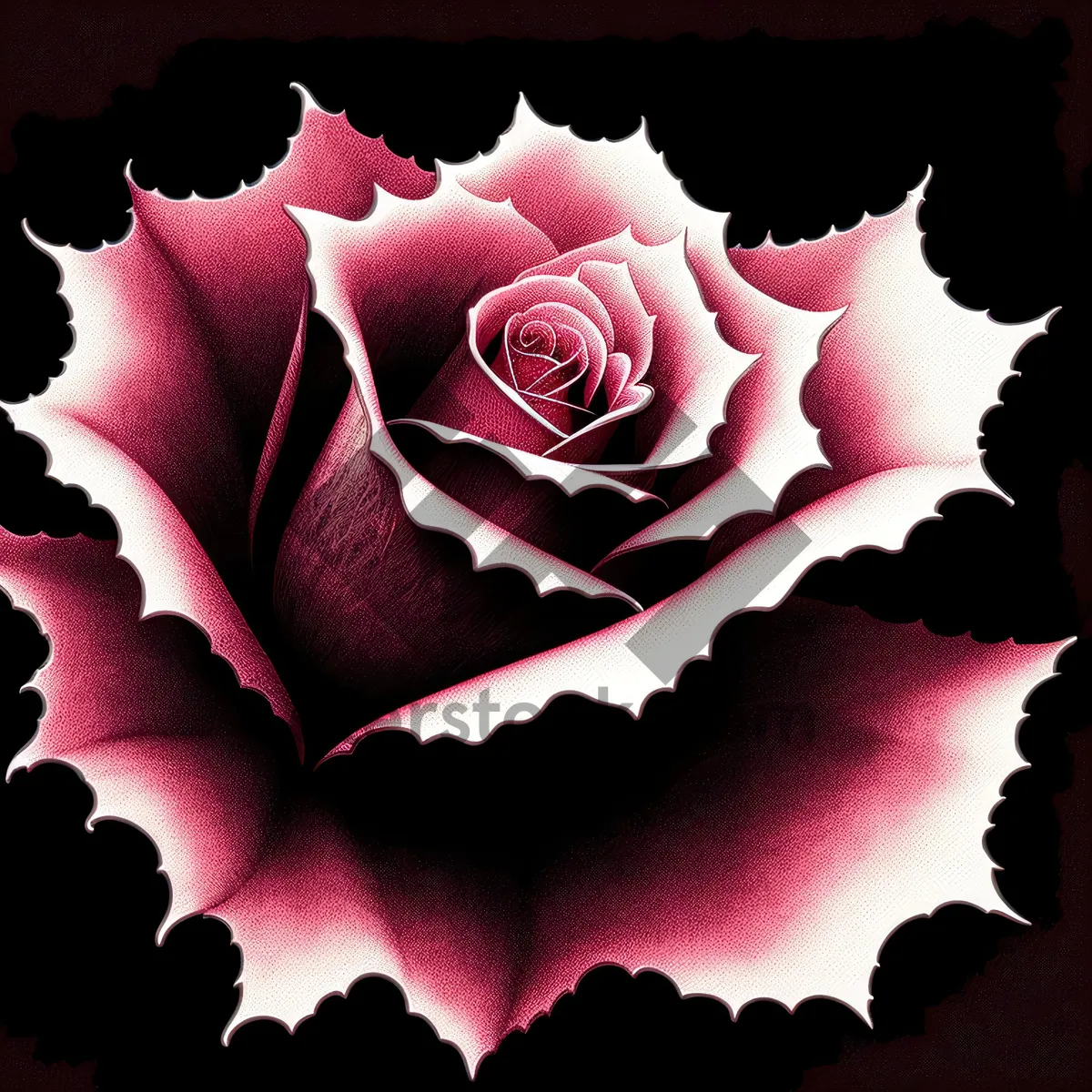 Picture of Romantic Pink Rose Blossom for Valentine's Day