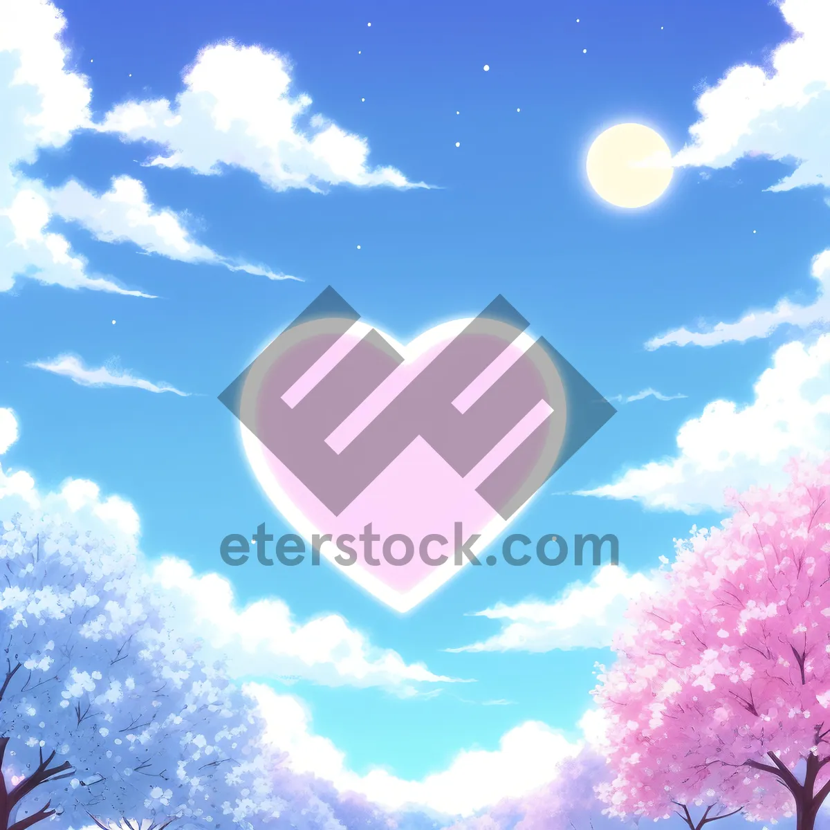 Picture of Snowy Starry Season - Bright Holiday Wallpaper