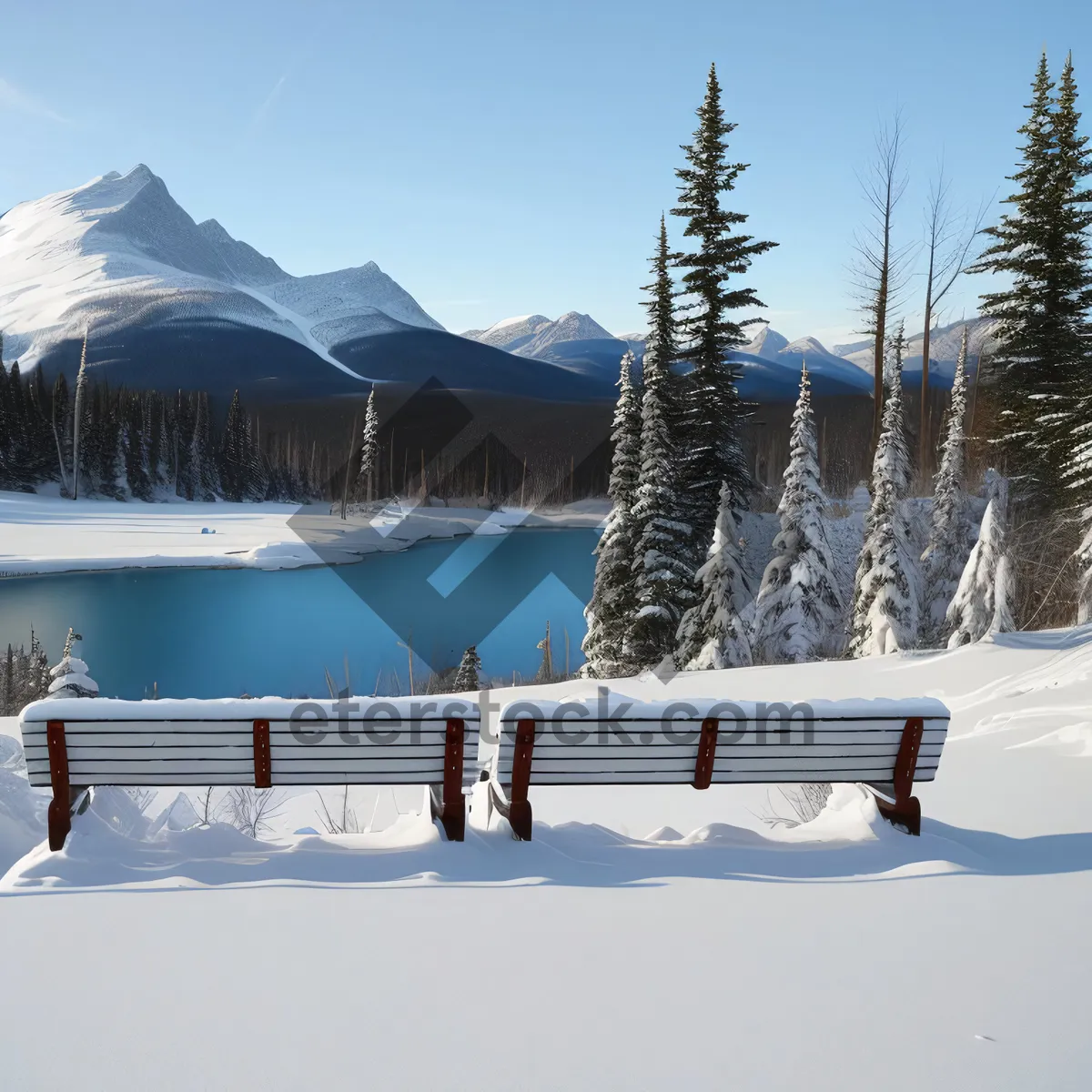 Picture of Majestic Winter Wonderland in the Alps