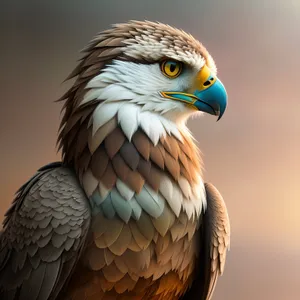 Majestic Hunter: A Glimpse of the Falcon