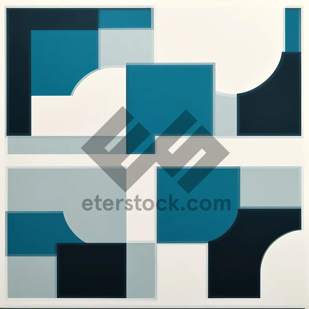 Picture of Graphic design icon set for letterhead paper