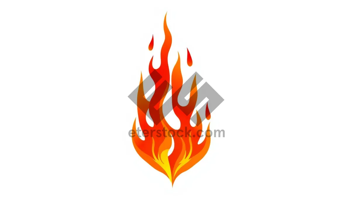 Picture of Blazing orange graphic cartoon icon design