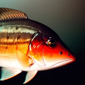 Sparkling Snapper in Seawater: A Vibrant Aquarium Delight