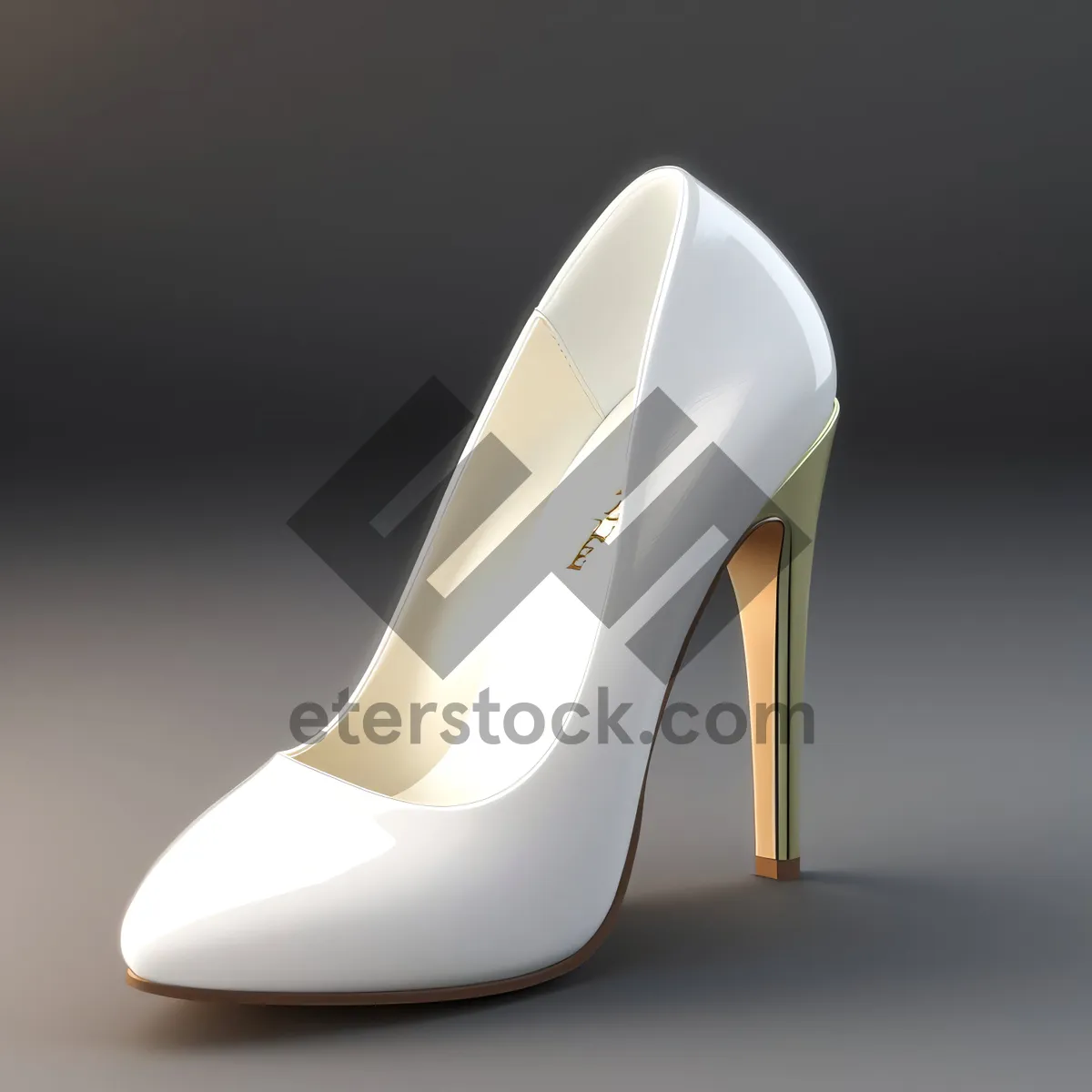 Picture of Shiny Leather Footwear, Elegant Fashion Shoes