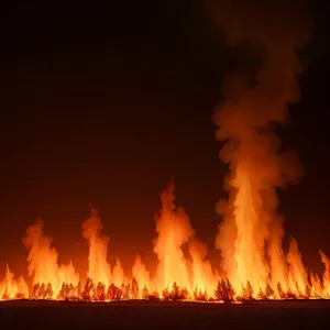 Fiery Blaze: Heat, Flames, and Danger