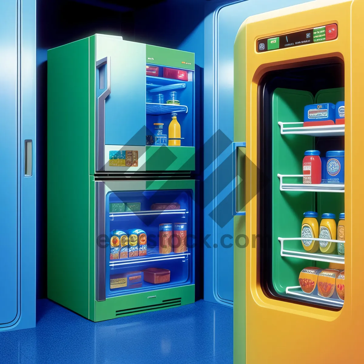 Picture of Modern Vending Machine in Restaurant Building