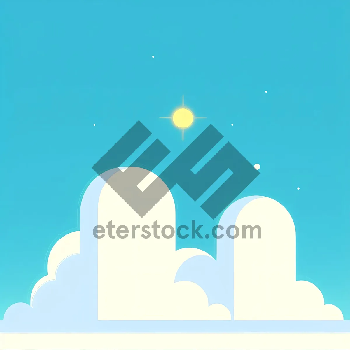 Picture of Moon Icon Set: Web Graphics and Buttons