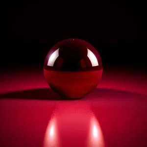 Shiny Orange Glass Button - Web Design Element