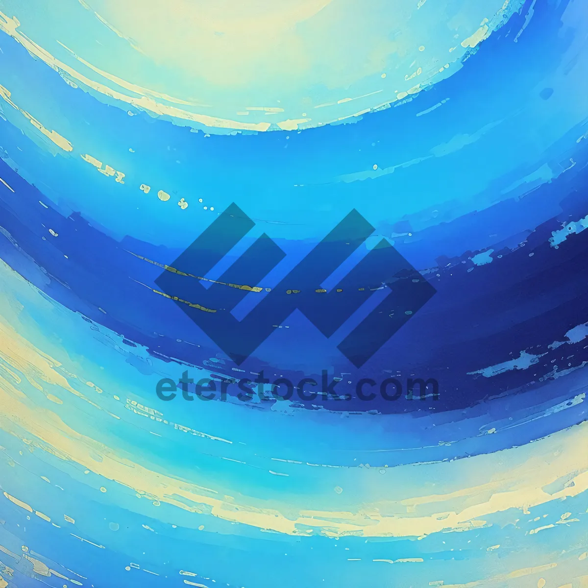 Picture of Vibrant Water Ripple Background