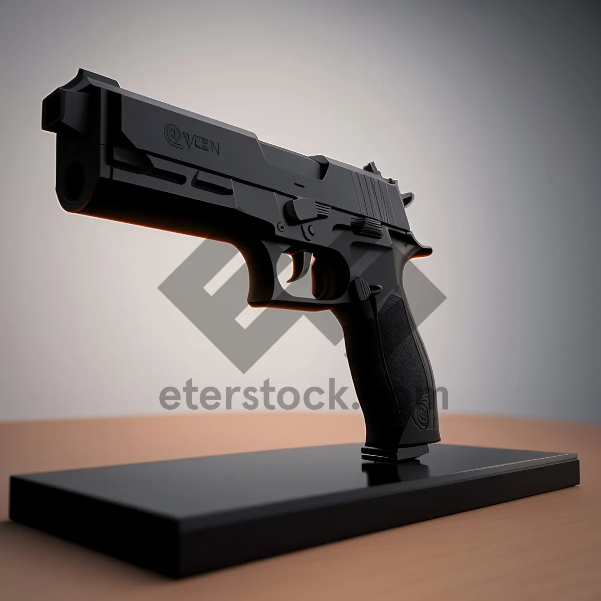 Picture of Criminal firearm with loaded ammunition