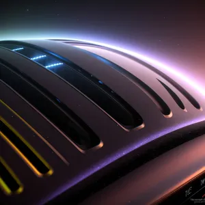 Speed Machine: Chrome Auto with Shiny Headlights