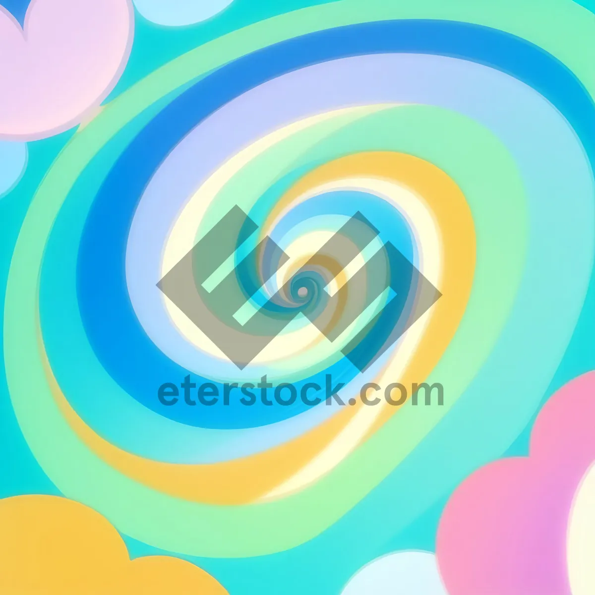 Picture of Colorful Light Pattern on Graphic Design Backdrop