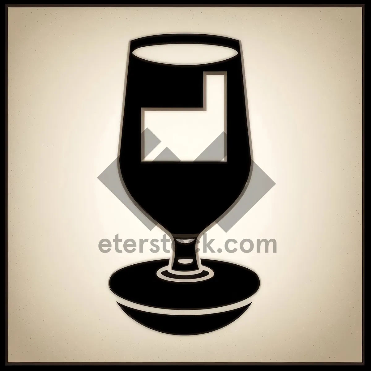 Picture of Elegant Wine Glass: Red Wine Celebration in Luxury Setting