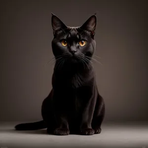 Adorable Gray Kitty with Curious Eyes