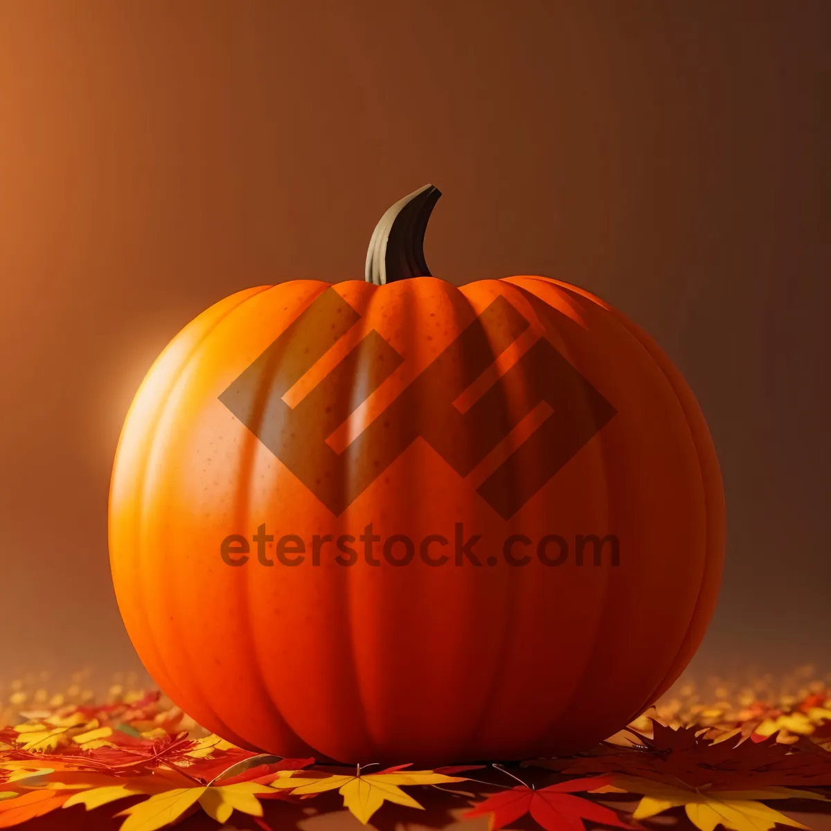 Picture of Autumn Harvest: Vibrant Orange Pumpkins for Thanksgiving