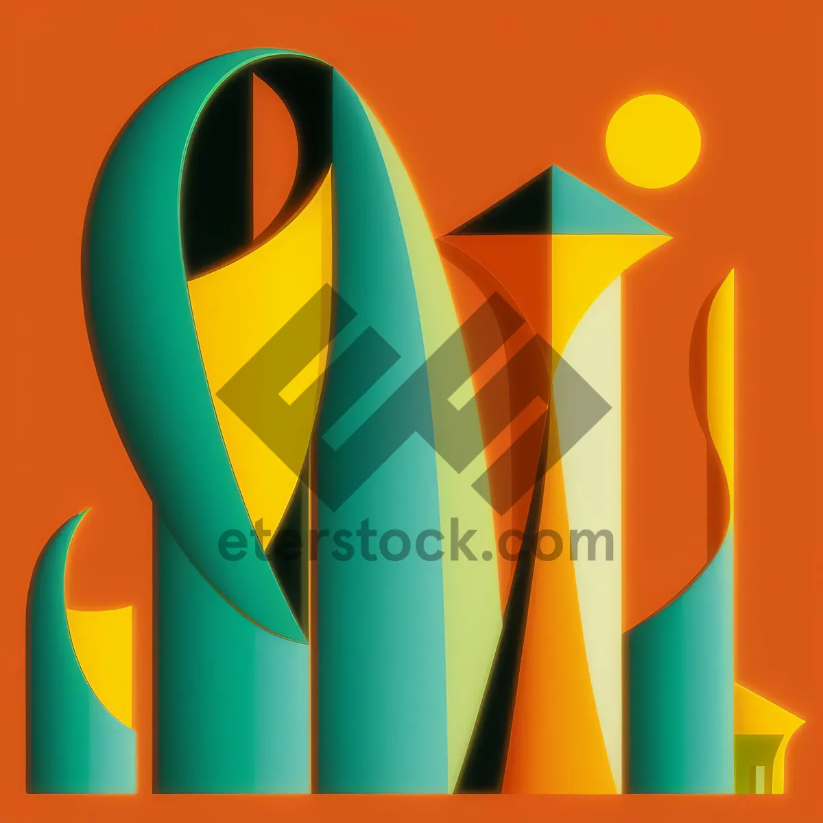 Picture of Symbolic Icon Sign - Minimalistic Design Element