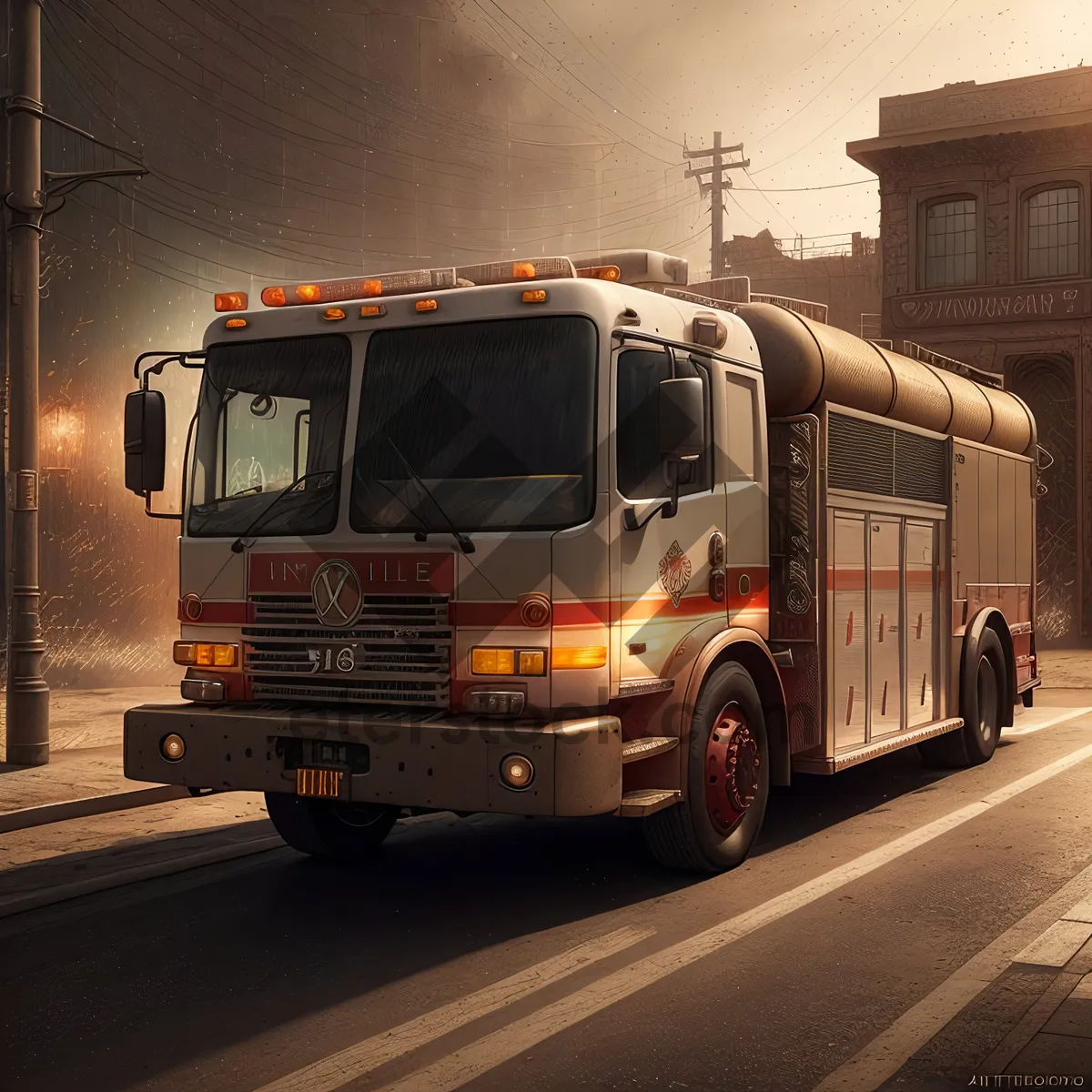 Picture of Emergency Response Vehicle on the Highway