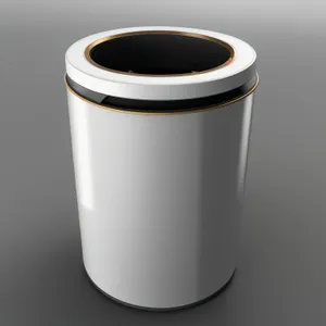 Metal Coffee Mug with Empty Drink Container