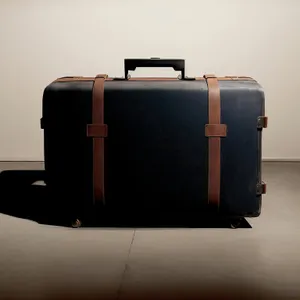 Vintage metal suitcase