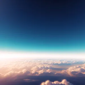 Vivid Summer Skies with Fluffy Cumulus Clouds