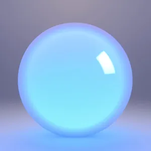 Shiny Glass Reflection Round Button Icon