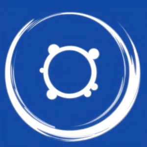 Round Aqua Button Set - Web Symbol Icons