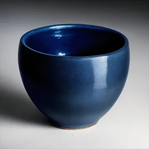 Ceramic Soup Bowl with Saucer and Hot Beverage