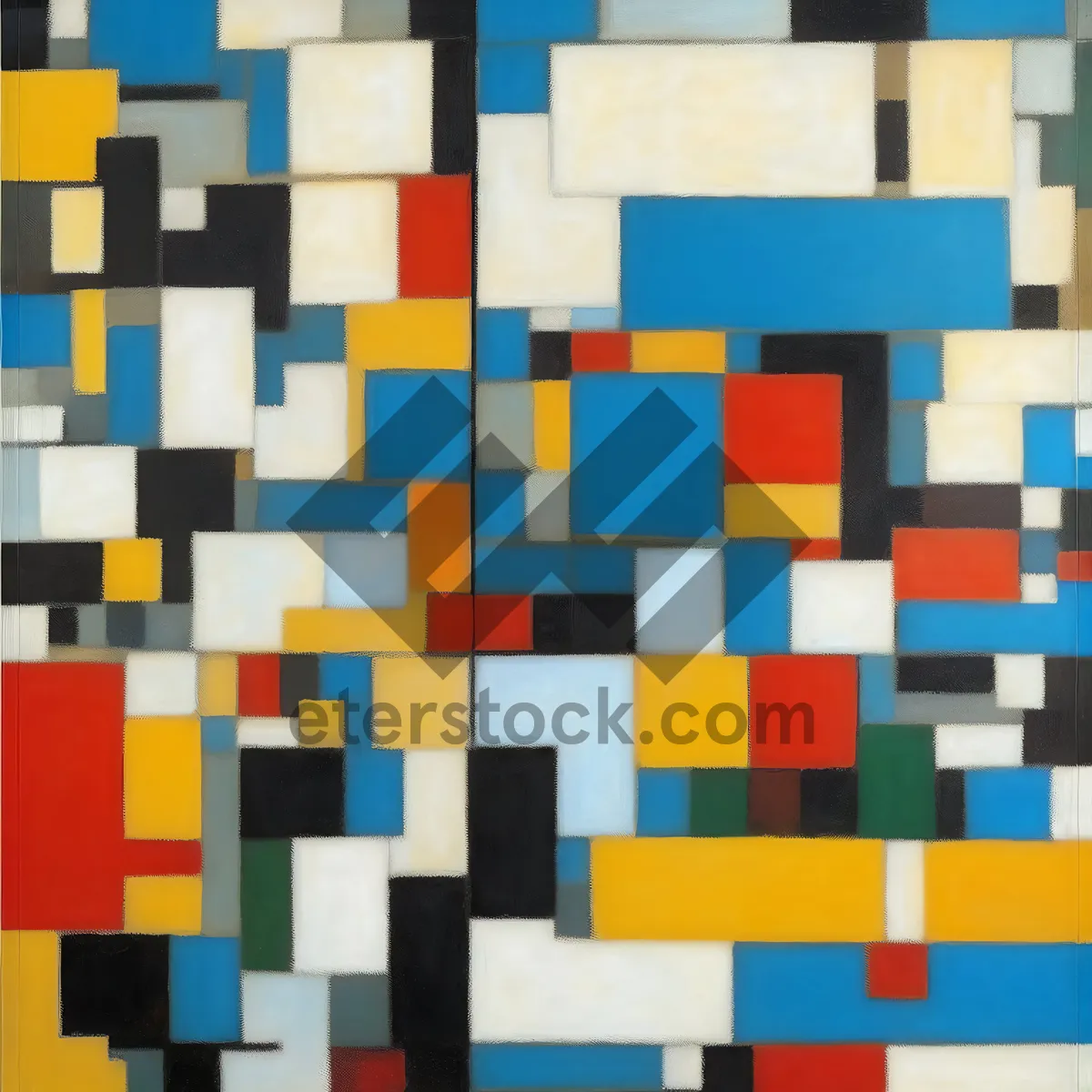 Picture of Colorful Mosaic Pattern Design - Modern Art Tile