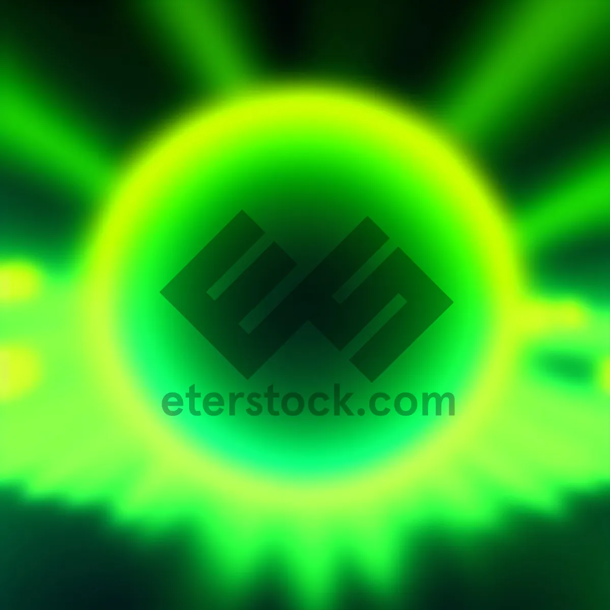 Picture of Colorful fractal design with futuristic energy glow