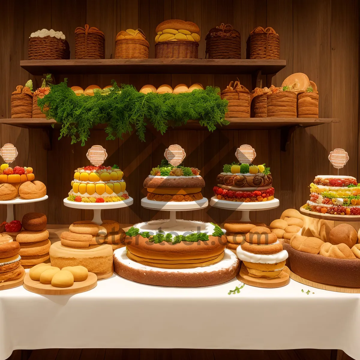 Picture of Delicious bakery treats at cozy restaurant.