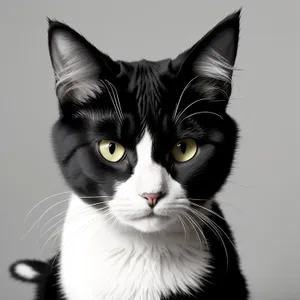 Curious Tabby Kitty with Fluffy Whiskers.