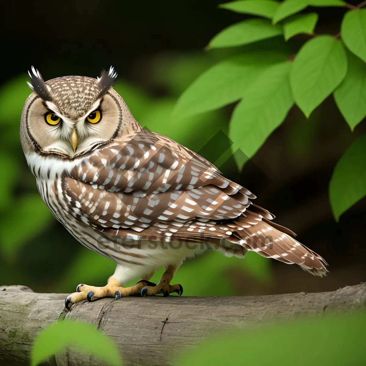 Picture of Majestic Hawk with Intense Stare