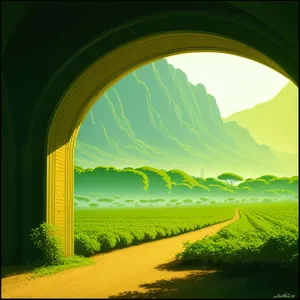 Serene Summer Meets Rolling Countryside